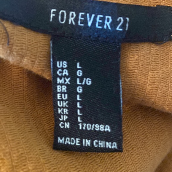 ❤️ Forever 21 Corduroy overall style dress. Size Large❤️ - Picture 8 of 8